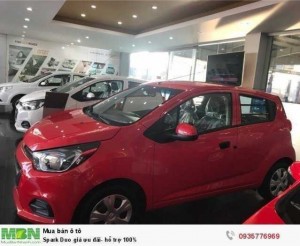 Chevrolet Spark Duo giá ưu đãi- hỗ trợ 100%- 35tr lấy xe ngay