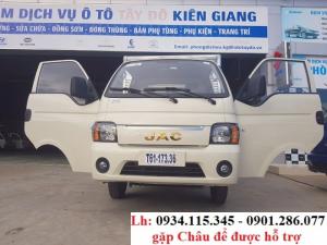 Xe tải JAC 1250Kg + XE TẢI JAC 1500 Kg + xe tai jac 990 kg - Kiên Giang đại lí