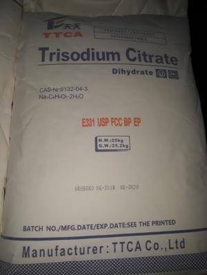 Phụ gia thực phẩm Sodium Citrate - Na3C6H5O7