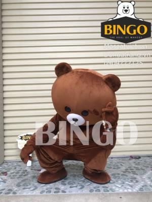 Bán mascot gấu brown,gấu lầy tiktok,cho thuê mascot