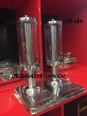 Bình đựng nước hoa quả Buffet, dụng cụ Buffet, giá kệ Buffet giá rẻ