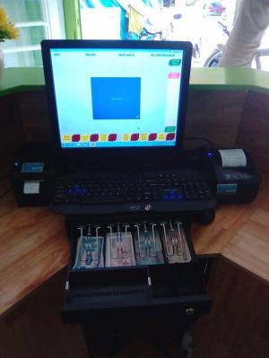 Bộ máy tính tiền cho shop quần áo, mỹ phẩm