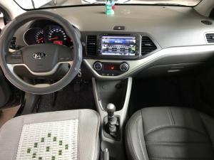 Bán Kia Morning Si 1.25MT màu nâu titan số sàn sản xuất cuối 2016 biển Sài Gòn đi đúng 37.000km