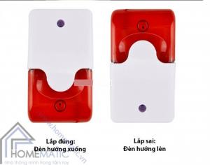 Loa báo động có điều chỉnh âm lượng, kiêm đèn báo hiệu JS-103