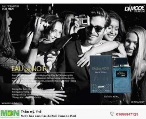 Nước hoa nam Eau de Noir Damode 45ml
