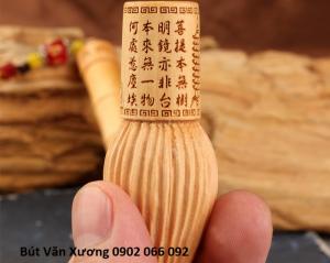 Bút văn xương gỗ đào - vật phẩm cầu học hành thi cử