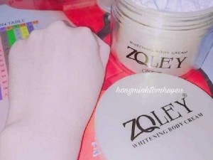 Body zoley cho làn da trắng