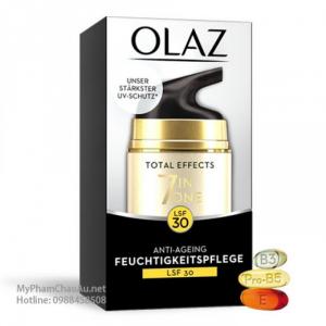 Kem dưỡng da chống lão hóa ban ngày Olaz Total Effects 7in1 SPF 30