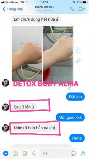 Detox Ủ Trắng Da Dành Cho Body Alma