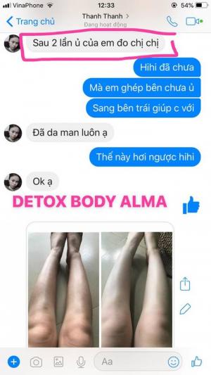 Detox Ủ Trắng Da Dành Cho Body Alma