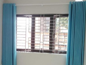 Rèm vải gấm một mầu sao băng