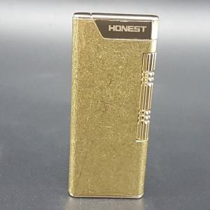 Bật lửa ga đá vỏ đồng siêu mỏng Honest BC1007