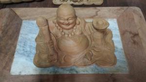 tượng di lặc gỗ bách xanh