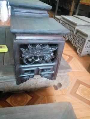 tam cấp gỗ gụ