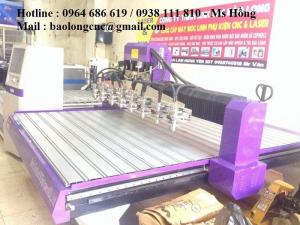 Máy đục gỗ vi tính 8 đầu, máy đục tranh 8 đầu giá rẻ tại Nam Định