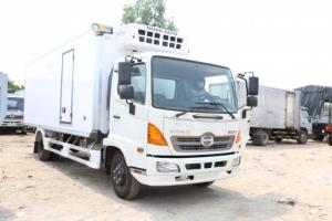 Giá Xe Tải Hino 6 Tấn Euro 4 Thùng Đông Lạnh Chở Hải Sản, Rau Củ