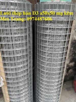 Lưới thép hàn D3 A50X50, d4 A50X50 tại Hà Nội nhận đặt hàng theo yêu cầu