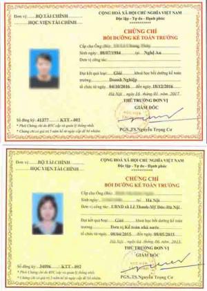 Địa chỉ học kế toán trưởng tại Tp HCM.Cấp chứng chỉ học viện tài chính
