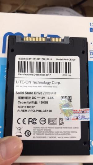 Ổ cứng HDD SSD Liteon 120Gb MU3 PH6 chính hãng