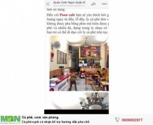 Phân phối cà phê nguyên chất hỗ trợ pha chế