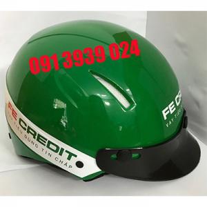 Xưởng sản xuất nón bảo hiểm quảng cáo giá rẻ miễn phí thiết kế giao hàng TP HCM