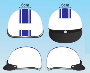 In nón bảo hiểm quảng cáo đẹp, sản xuất nón bảo hiểm giá rẽ, In logo quảng cáo theo yêu cầu