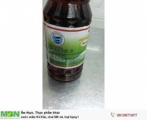 Nước mắm Bé Bầu, chai 500 ml, loại hạng I