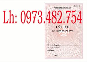 bộ hồ sơ cán bộ công chức