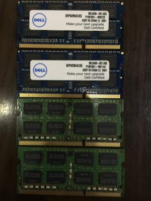 RAM Laptop 8GB DDR3L 1600MHz Kington / Samsung (bán nguyên cặp 8GB)