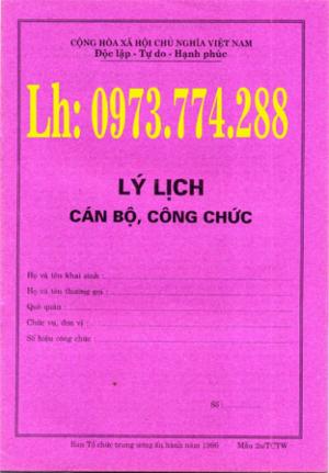 bán bộ 3 bìa kẹp hồ sơ cán bộ viên chức