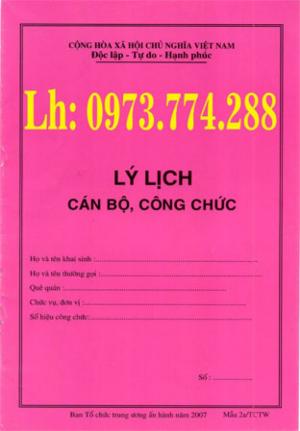 bán bộ 3 bìa kẹp hồ sơ cán bộ viên chức