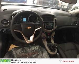 Chevrolet CRUZE MT giảm giá mạnh- hỗ trợ 100%- Lãi suất ưu đãi