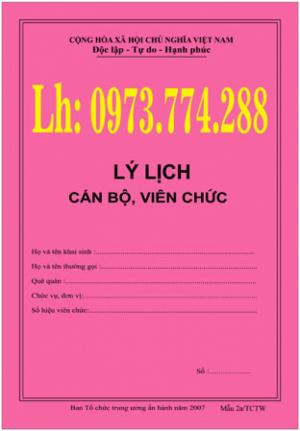 bán hồ sơ viên chức
