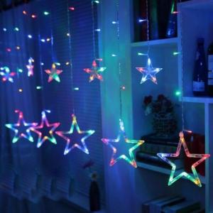 Dây Led Rèm Thả Ngôi Sao 6*6