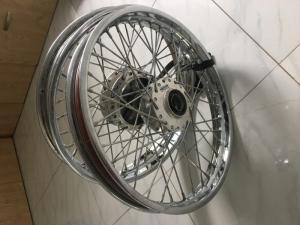 Mình có bộ niềng ghushi cho ex 2 đĩa đùm crom căm crom sáng bóng luôn nhé