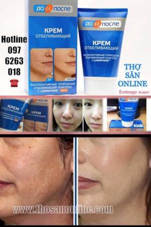 – Làm chậm quá trình tổng hợp melanin trong da, làm giảm sự phát triển của hắc tố bào mới, thu hẹp và loại bỏ các điểm bị nám, đồi mồi, ngăn ngừa sự tái phát, kích thích chức năng tế bào giúp mang đến một làn da sáng, trắng mịn