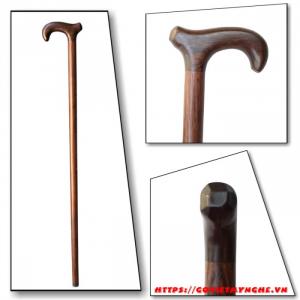 Gậy Gỗ Batoong Chống Cho Người Già - Khảm xà cừ - Giá 620.000vnd/cây
