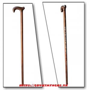 Gậy Gỗ Batoong Chống Cho Người Già - Khảm xà cừ - Giá 620.000vnd/cây