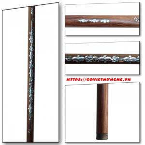 Gậy Gỗ Batoong Chống Cho Người Già - Khảm xà cừ - Giá 620.000vnd/cây