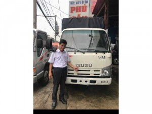xe tải isuzu 1,9 Tấn Thùng mui bạt 6,2 m ráp ráp tại Việt Nam!