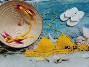 Bikini len handmade - Bikini len móc sỉ