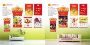 Lịch 52 tuần 2019 sang trọng, cao cấp giá siểu rẻ
