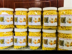 (Lẻ = Sỉ Buôn) 1kg Viên tinh nghệ mật ong rừng nguyên chất 100%