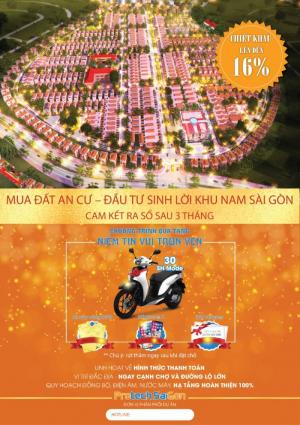 Đất nền Long An giá rẻ - sổ đổ từng nền - CK 16% - Dự án Trị Yên Riverside