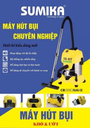 Máy hút bụi khô và ướt Sumika