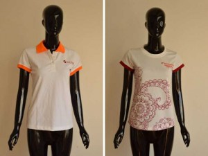 Áo thun đồng phục có cổ và không cổ