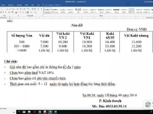 Báo giá nón du lịch giá rẻ tại tp hcm