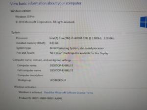 Laptop dell m4800 ssd 256gb dòng máy trạm