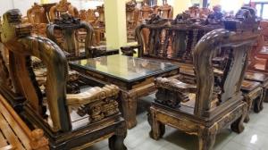 Bộ Bàn ghế mun Sọc siêu đẳng cấp cực hoành tráng