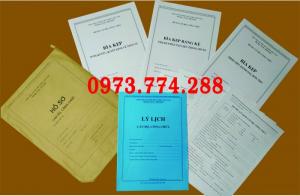 Tìm mua bộ hồ sơ cán bộ công chức